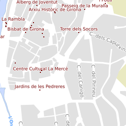 mapa carrers girona Planol Ajuntament De Girona mapa carrers girona